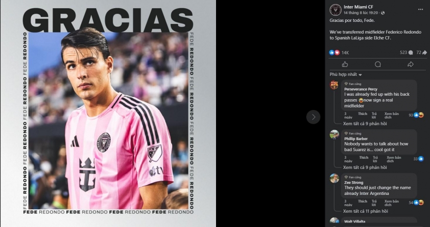 CHÍNH THỨC: Messi mất đi người đồng đội chủ chốt ở Inter Miami 687213