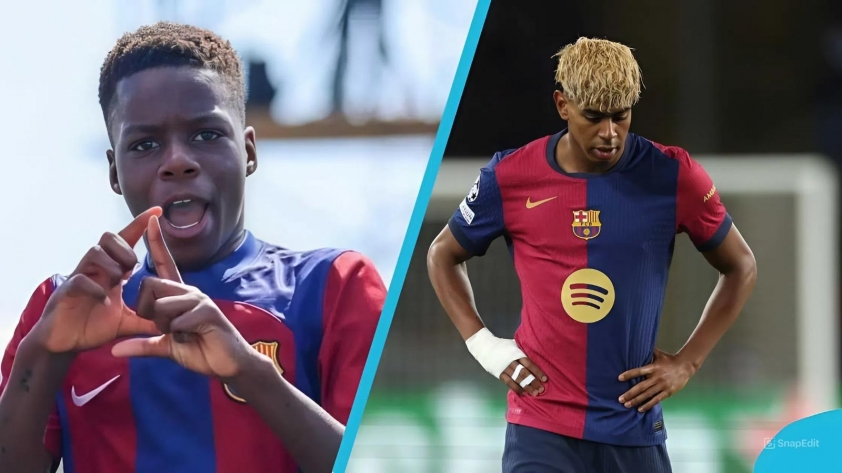"Barca giới thiệu thần đồng mới, ghi 145 bàn sau 52 trận" 5 Barca trình làng thần đồng hơn cả Yamal, ghi 145 bàn sau 52 trận 705595