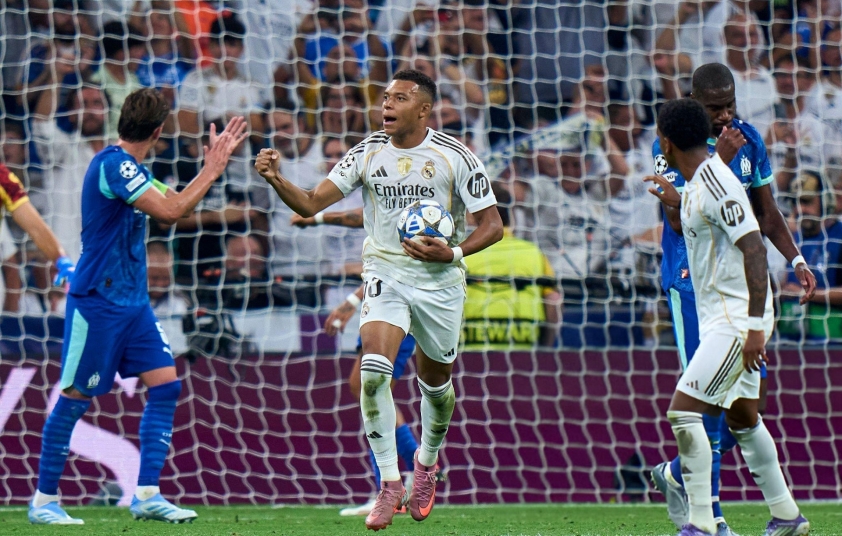 Trực tiếp Real Madrid 2-1 Marseille: Mbappe lên tiếng 705714