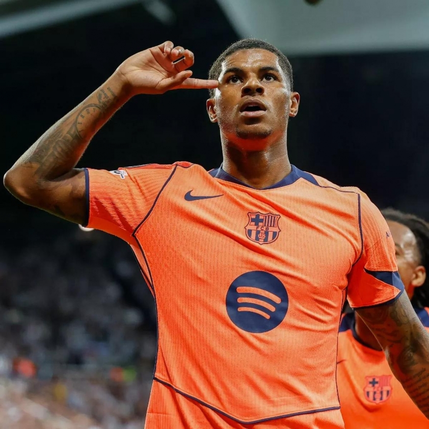 Rashford trong màu áo Barca