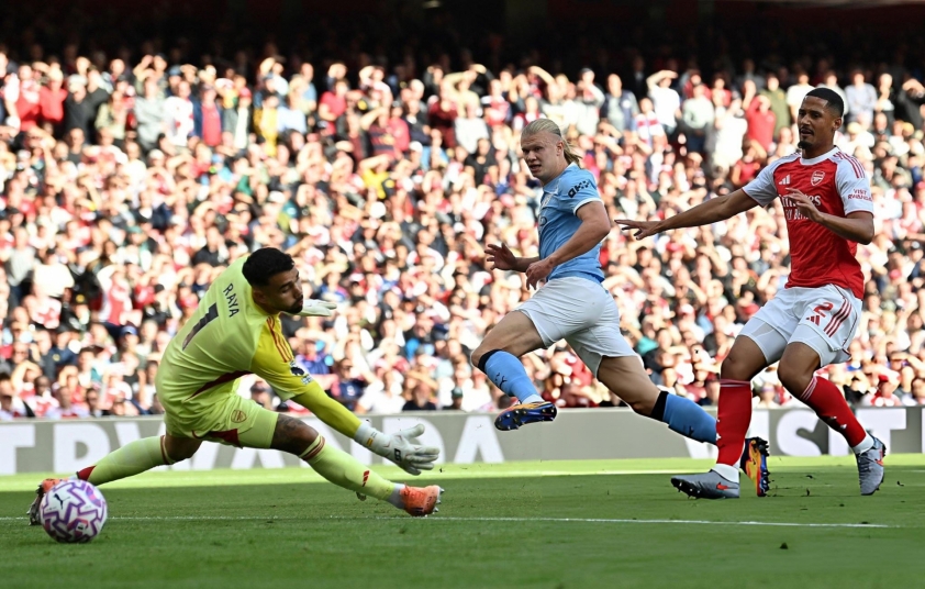 Haaland mở tỷ số cho Man City