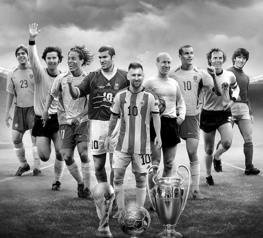 Những cầu thủ trước Dembele đã có đủ 3 danh hiệu World Cup, Quả bóng Vàng và Champions League (Ảnh: Ký ức World Cup).