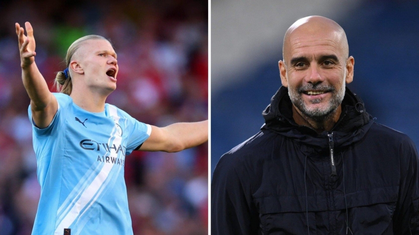 HLV Pep Guardiola: 'Những con số của Haaland thật điên rồ' 712392