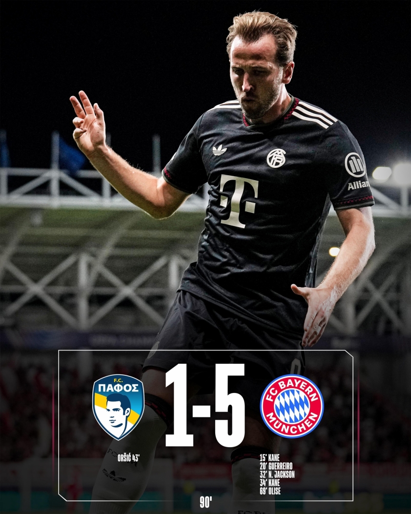 Harry Kane tỏa sáng, Bayern Munich dẫn đầu Champions League 5 Bayern Munich tạm thời vươn lên dẫn đầu BXH vòng bảng Champions League 714055