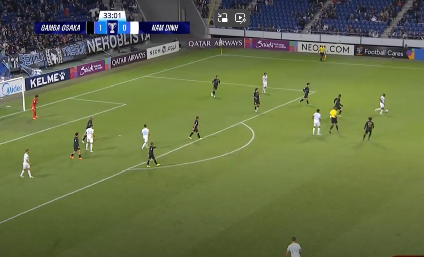 Trực tiếp Nam Định 0-1 Gamba Osaka: Khó khăn chồng chất 726763