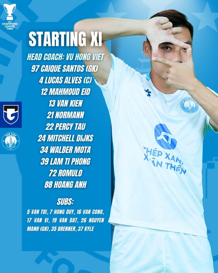 Trực tiếp Nam Định vs Gamba Osaka, 17h00 hôm nay 22/10 726675