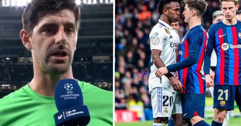 Thibaut Courtois tuyên chiến Barca trước thềm 'siêu kinh điển'