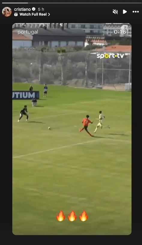 CHÍNH THỨC: Cha con Ronaldo ghi bàn trong cùng 1 ngày 733038