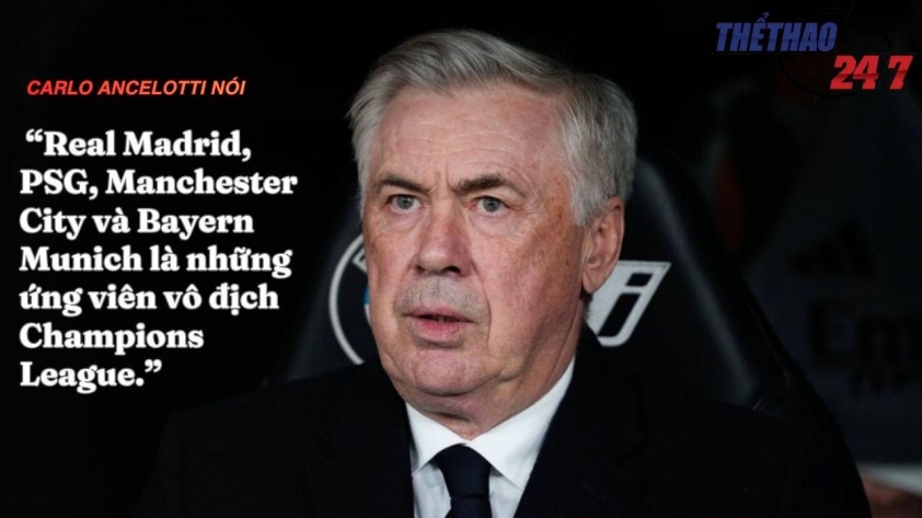 HLV Ancelotti chỉ thẳng CLB có thể ngăn Real Madrid vô địch Cúp C1 733336
