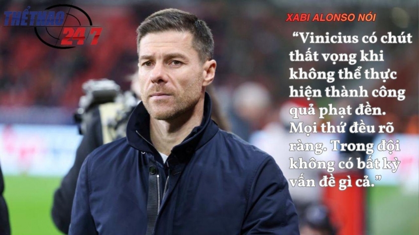 Xabi Alonso nói thẳng 1 điều khi Vinicius 'tạch penalty' 733044