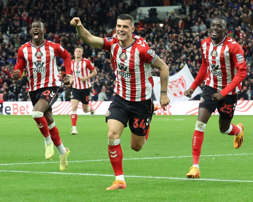 Granit Xhaka tỏa sáng, Sunderland giành điểm nghẹt thở trước Everton 734063