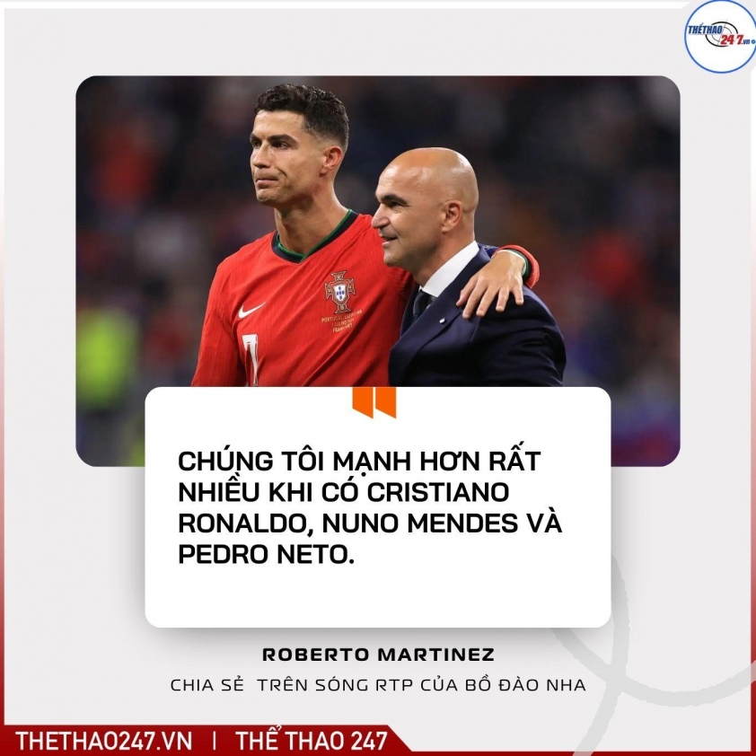 HLV Bồ Đào Nha chia sẻ thẳng về Ronaldo sau khi giành vé World Cup 4 HLV Bồ Đào Nha nói thẳng 1 điều về Ronaldo sau khi giành vé dự World Cup 742456