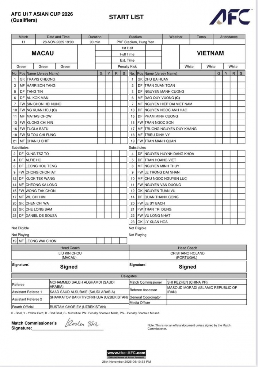 Trực tiếp U17 Việt Nam vs U17 Macau TQ, 19h00 hôm nay 28/11 749996