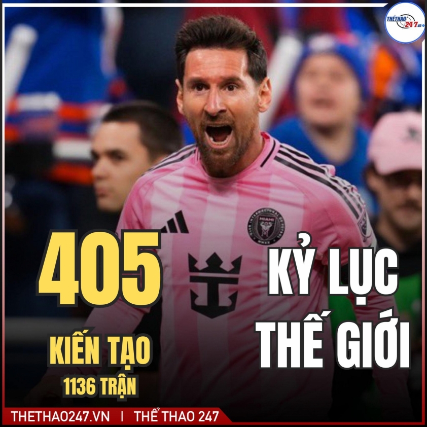 Messi chính thức lập kỷ lục lịch sử chưa từng có! 5 Messi trở thành vua kiến tạo