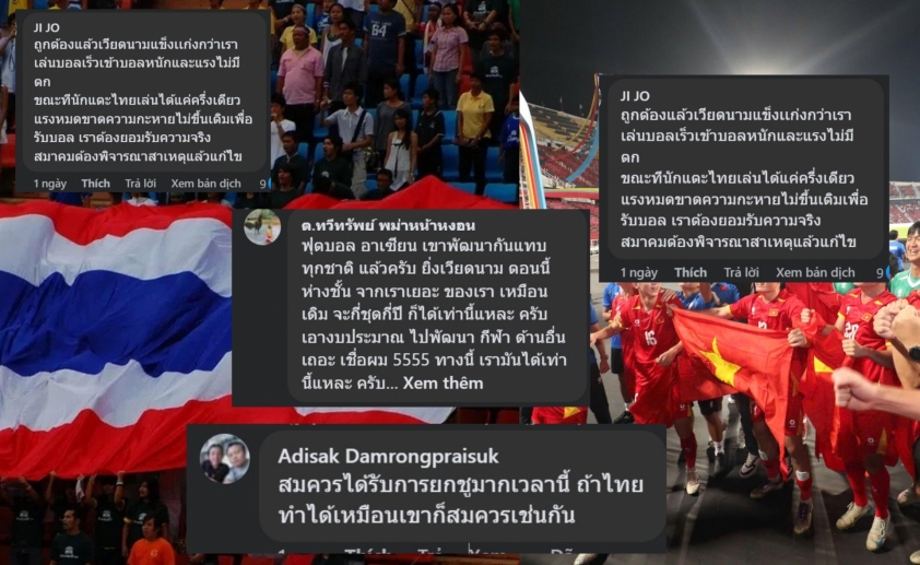CĐV Thái Lan đồng loạt lên tiếng về vị thế 'nhà vua ĐNÁ' của Việt Nam 766835