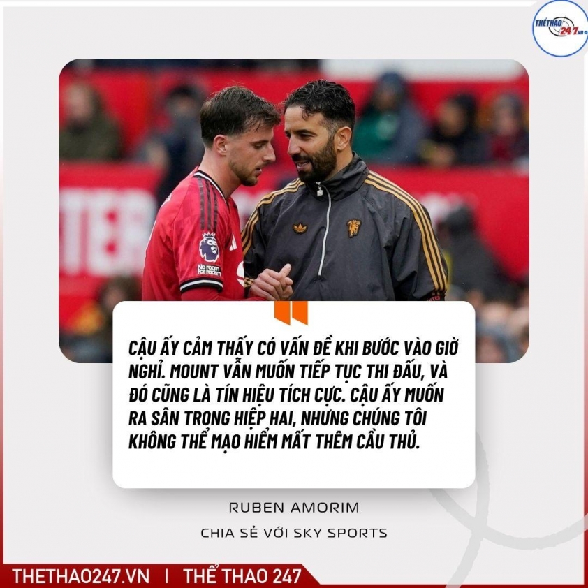 Ruben Amorim lại báo tin cực buồn tại MU 768214