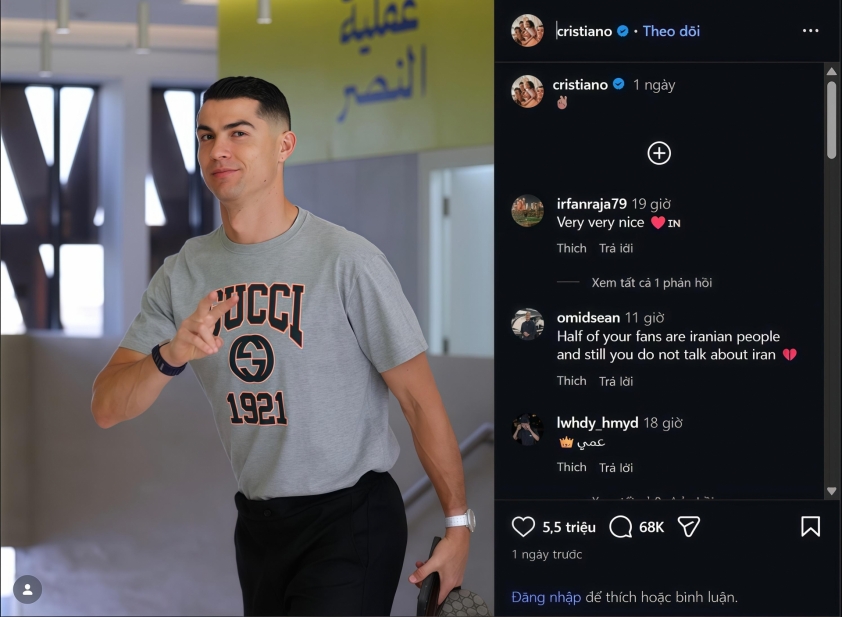 Ronaldo gửi thông điệp khó hiểu giữa 'drama' tại Ả Rập Xê Út 793930