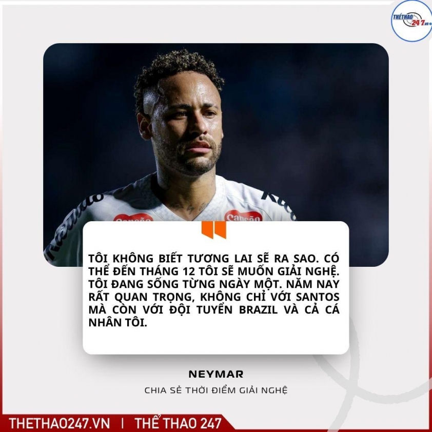 Neymar bất ngờ chia sẻ về quyết định giải nghệ của mình 5 Chấn thương liên tục, Neymar chốt thời điểm giải nghệ 796521