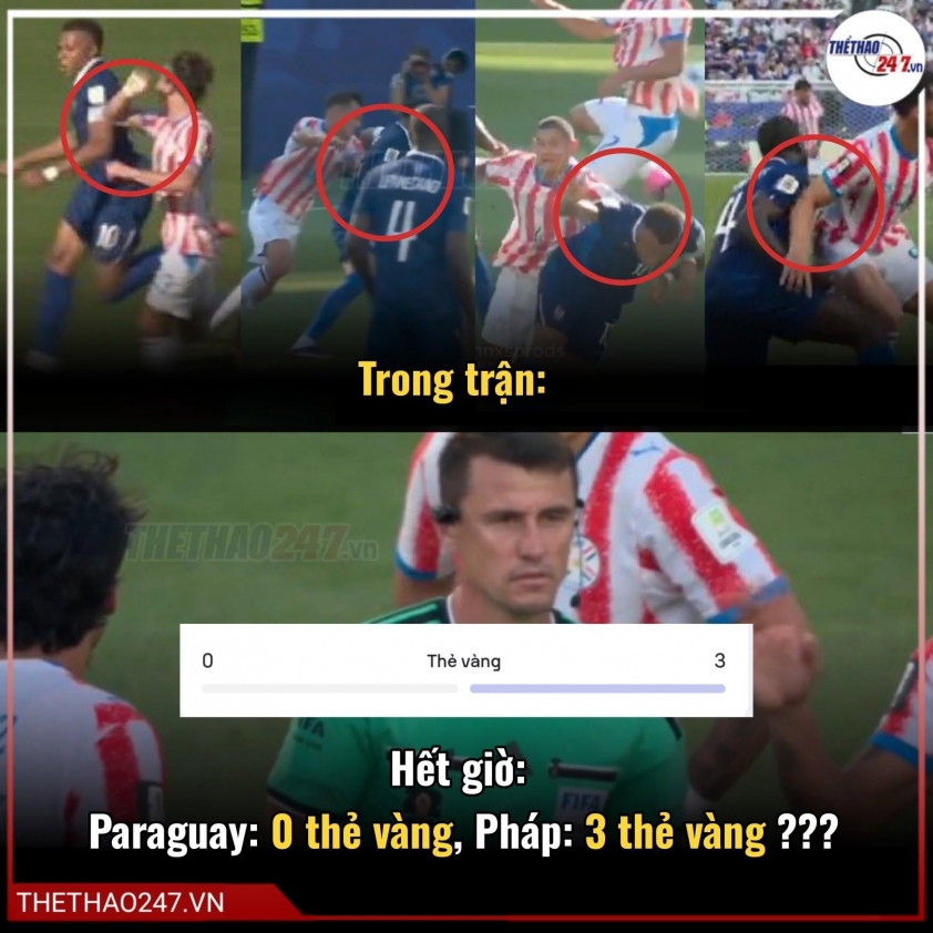 HLV Deschamps thốt lên 1 điều về trận đấu bạo lực giữa Pháp vs Paraguay 862279