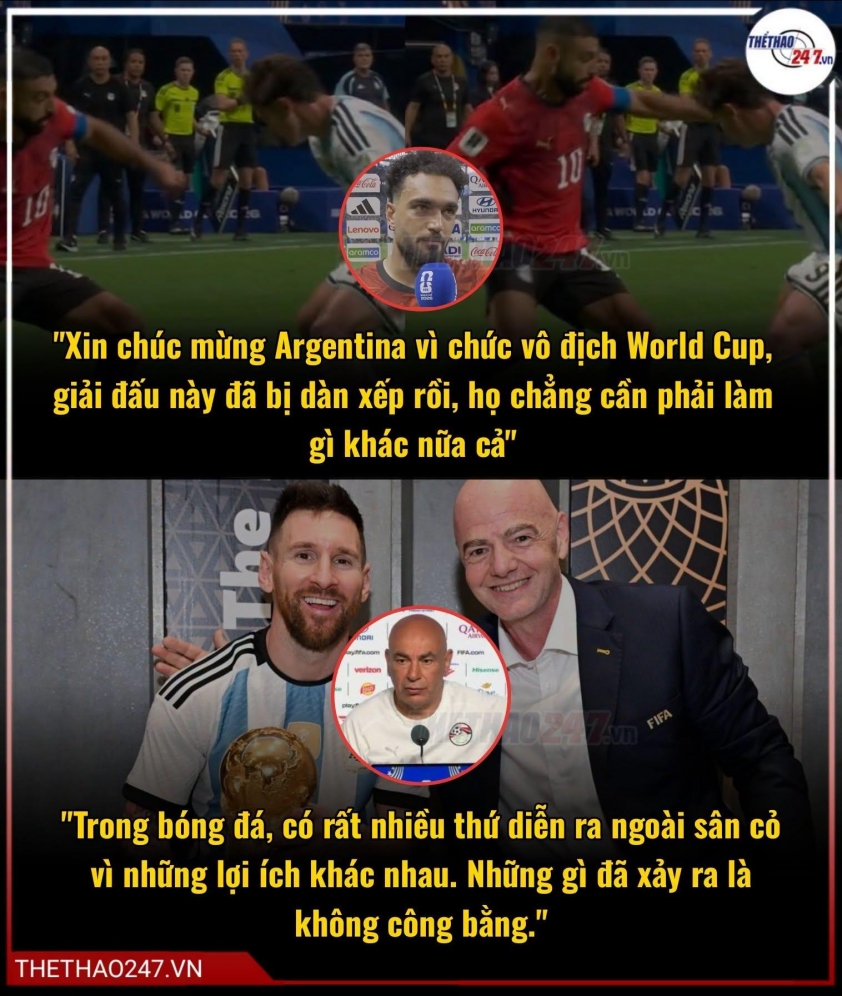 CHÍNH THỨC: FIFA ra tuyên bố về VAR ở trận Argentina thắng Ai Cập 864712