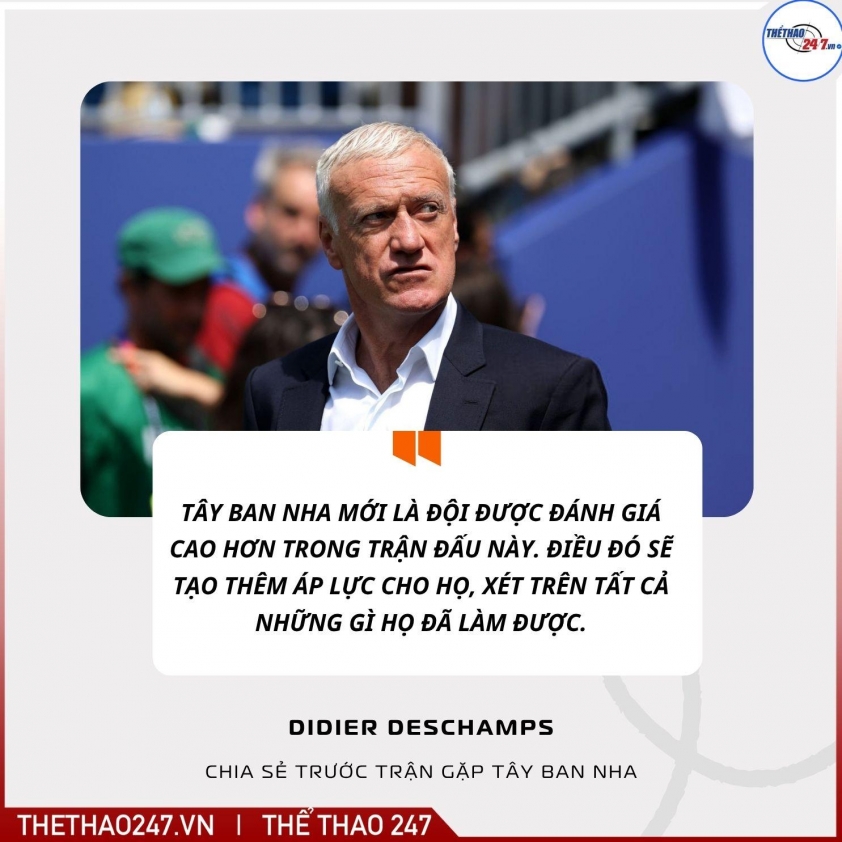 HLV Deschamps tuyên bố 1 điều về ĐT Tây Ban Nha trước thềm bán kết World Cup 2026 867053