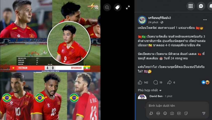 Truyền thông Thái Lan thốt lên 1 điều khi Việt Nam đại thắng 4-0 trước AFF Cup 2026 869923