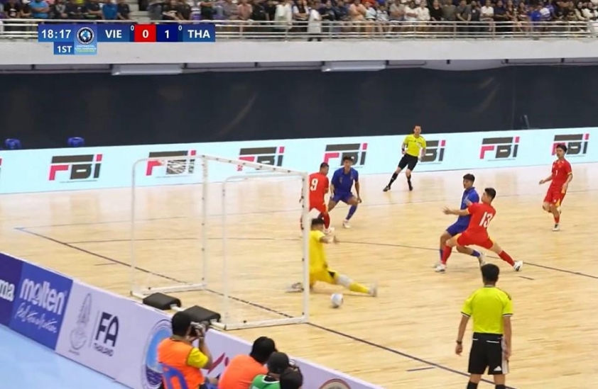 Trực tiếp futsal Việt Nam 0-1 Thái Lan: Bàn thua quá sớm 878881