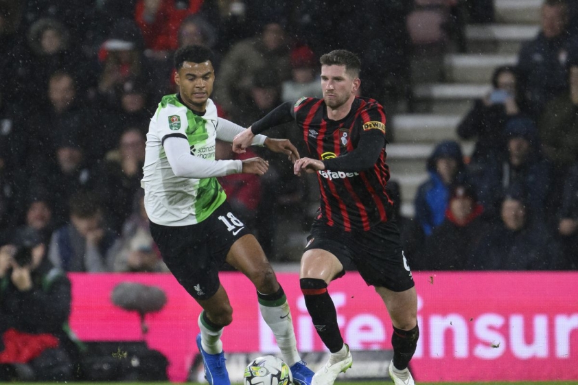 Bournemouth toàn thua 4 lần gần đây chạm trán Liverpool (Nguồn: Liverpool Offside)