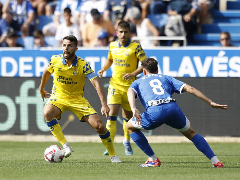 Màn đối đầu giữa Las Palmas và Alaves là tâm điểm của nhóm trụ hạng ở vòng này (Ảnh: Eurosport)