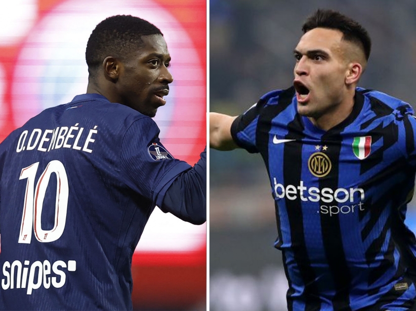 Dembele và Martinez là 2 mũi nhọn được chờ đợi (Ảnh: Goal)