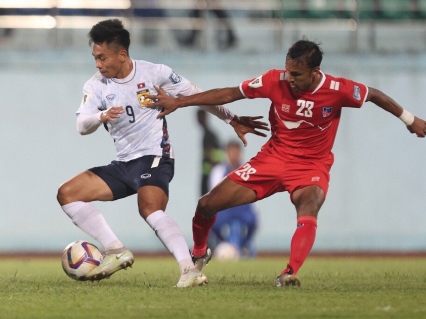 Cả Lào và Nepal đều không có điểm ở ngày đầu ra quân tại vòng loại Asian Cup (Ảnh: AFC)
