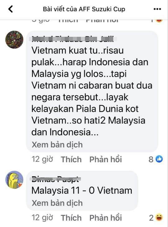 CĐV Malaysia tin đội nhà 'vùi dập' Việt Nam 11-0 94936