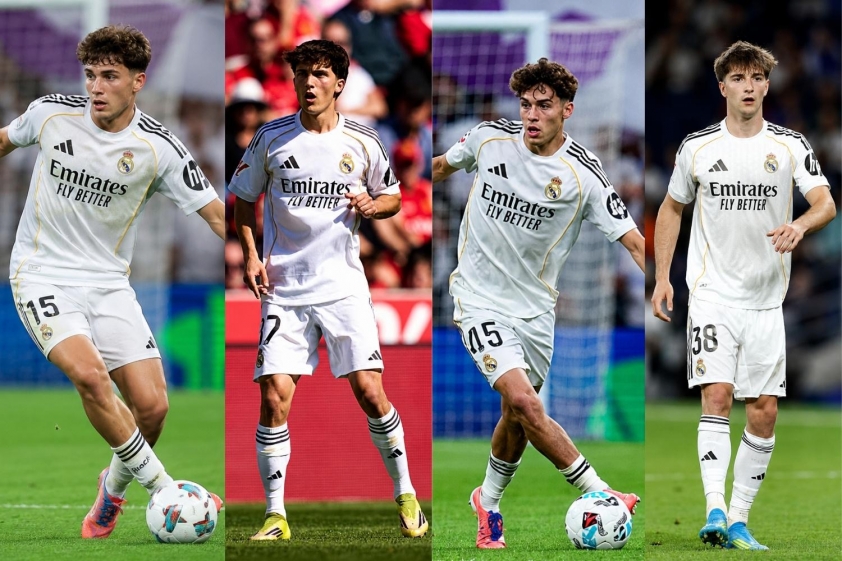 Từ trái qua: Jorge Cestero, Manuel Ángel, Thiago Pitarch, César Palacios