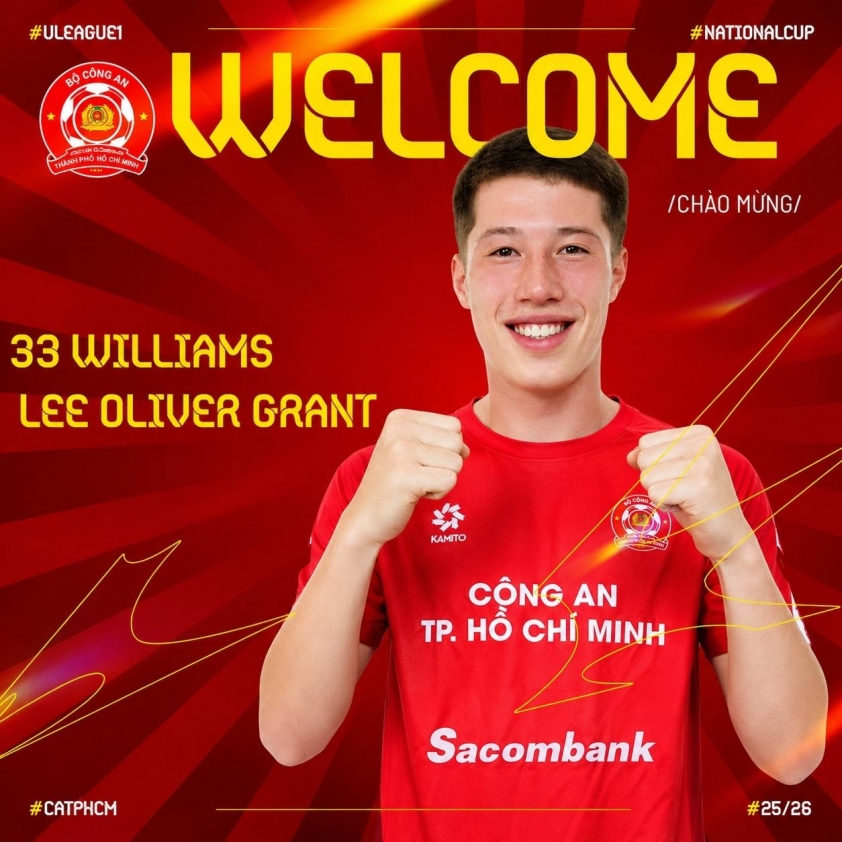 Lee Wiliiams cao tận 1m90 dù mới chỉ 19 tuổi