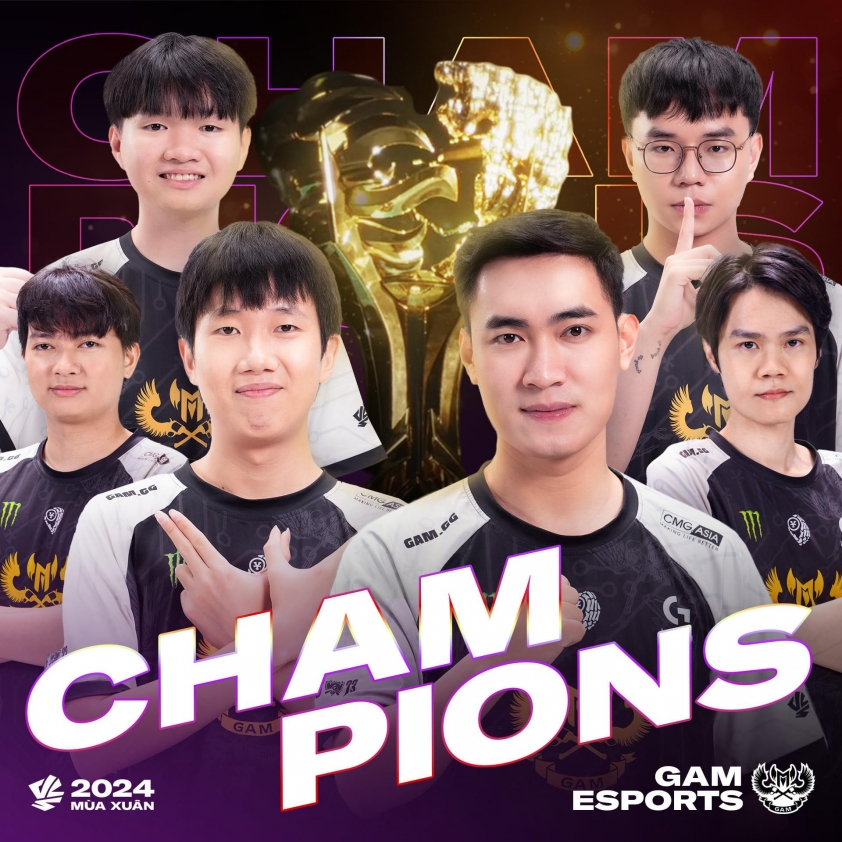 GAM Esports vô địch VCS Mùa Xuân 2024 | LMHT 438564GAM Esports vô địch VCS Mùa Xuân 2024 | LMHT 438564