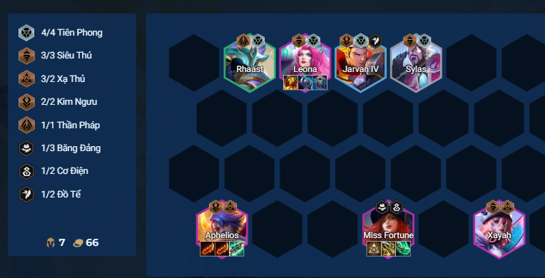 Cách chơi đội hình Miss Fortune Xạ Thủ Tiên Phong DTCL Mùa 14 630594