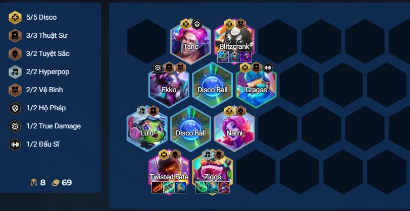 Cách chơi đội hình Twisted Fate Disco DTCL Mùa 10 635997