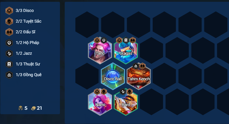 Cách chơi đội hình Twisted Fate Disco DTCL Mùa 10 636006