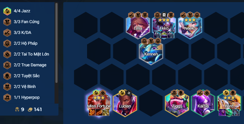 Cách chơi đội hình Jazz Miss Fortune DTCL Mùa 10 636979