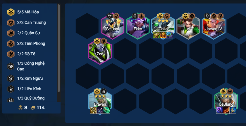 Cách chơi đội hình Mã Hóa Reroll DTCL Mùa 14 652471