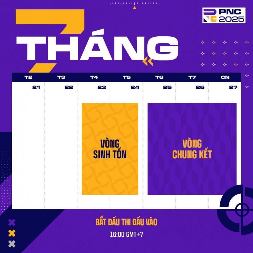 Lịch trình giải đấu