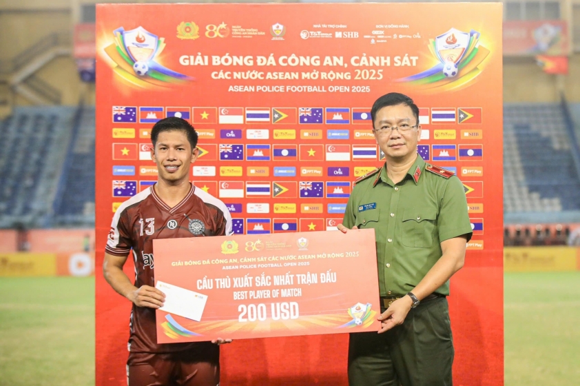 Lễ khai mạc Giải bóng đá Công an, Cảnh sát các nước ASEAN mở rộng 2025: “Bản hòa ca của thể thao, nghệ thuật và tình hữu nghị”. 663040