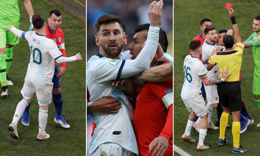 Ronaldo bị thẻ đỏ gấp 4 lần so với Messi 6 Ronaldo nhận thẻ đỏ nhiều gấp 3 lần Messi 741811