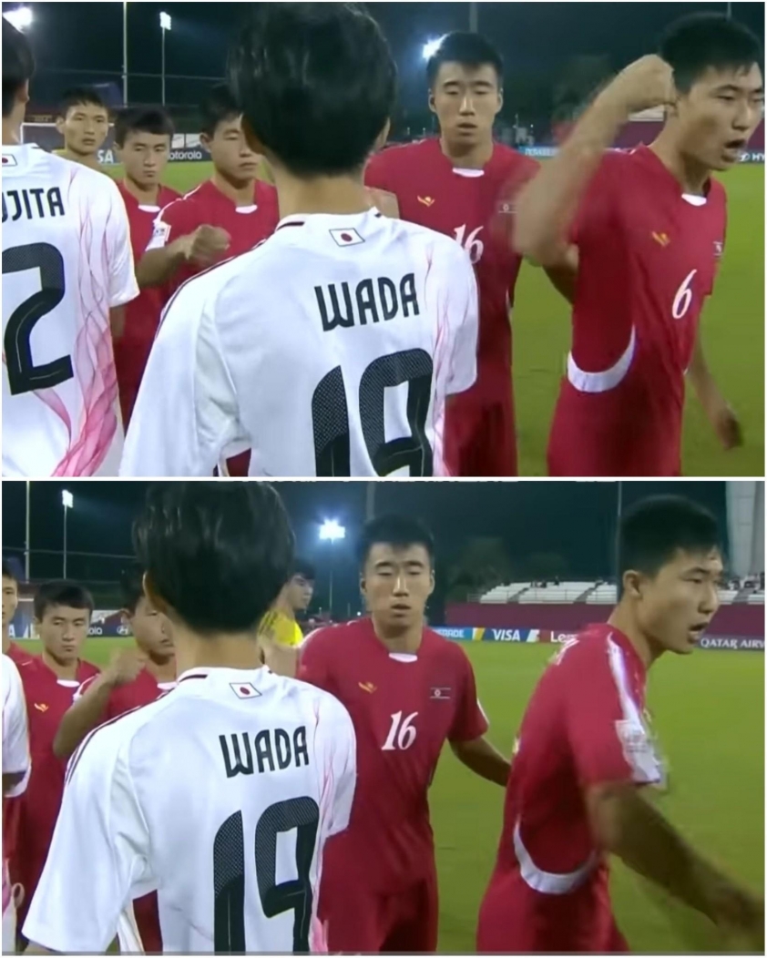 Cảnh tượng gây sốc của cầu thủ Triều Tiên với Nhật Bản 2 Hành động gây sốc của các cầu thủ trẻ Triều Tiên dành cho Nhật Bản 744926