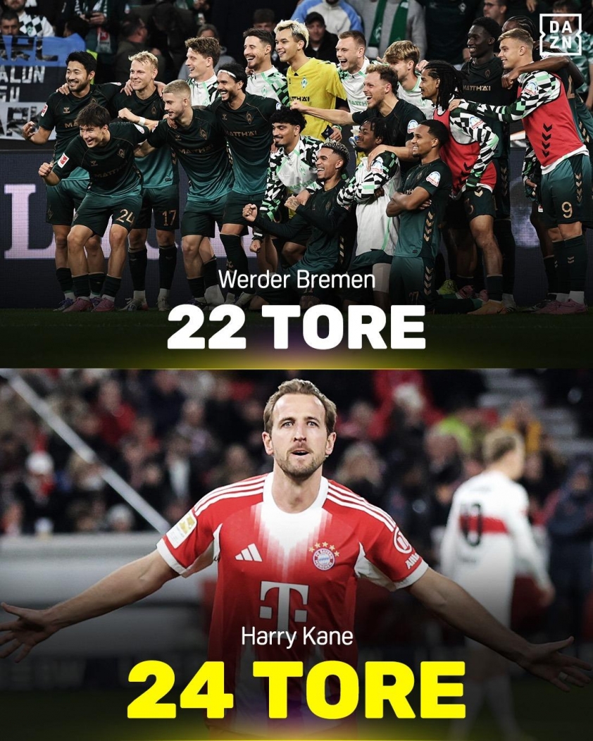 Harry Kane: Ghi bàn nhiều hơn cả đội bóng Đức cộng lại! 4 Harry-Kane-ghi-ban-nhieu-hon-ca-doi-Werder-Bremen-cong-lai-Anh-DAZN