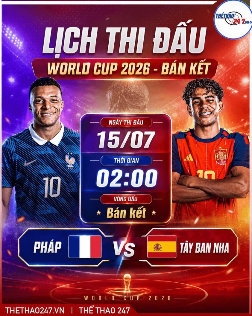 Xem trực tiếp World Cup 2026 hôm nay 15/7 trên VTV 867606