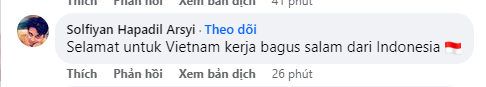 CĐV Đông Nam Á gửi lời động viên tới Việt Nam sau thất bại tại ASIAD 331821