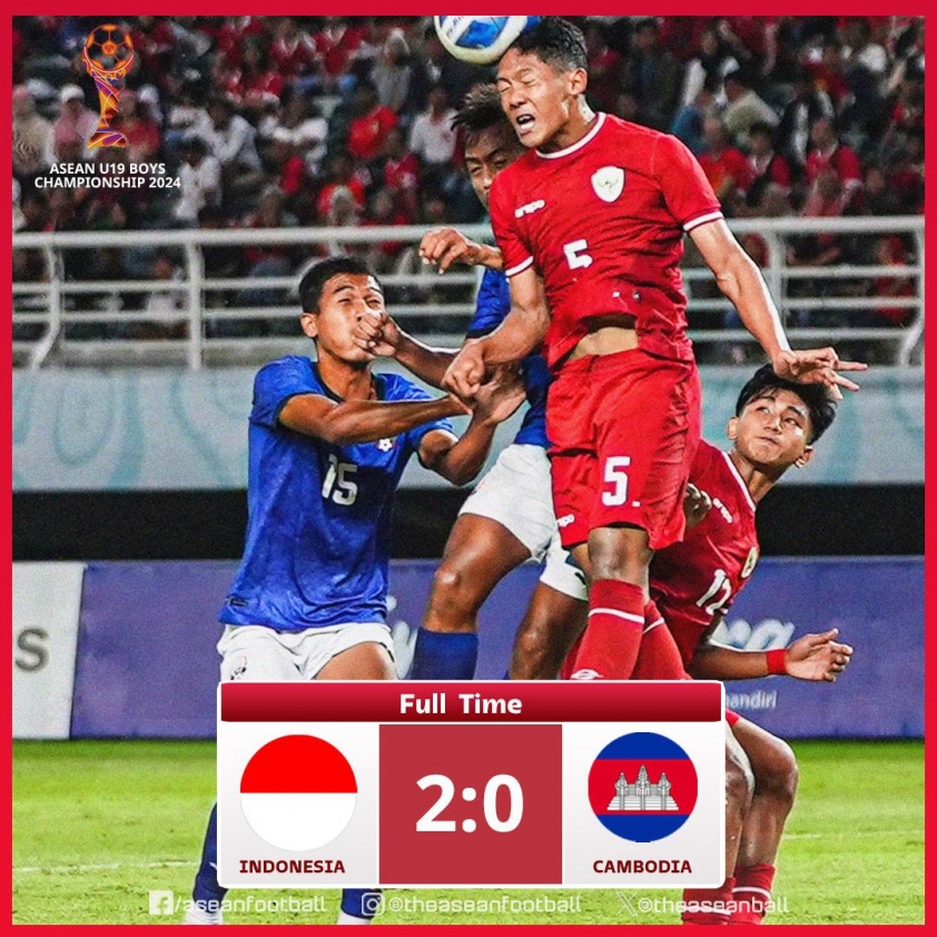 Trực tiếp U19 Indonesia 2-0 U19 Campuchia: U19 Indonesia nhân đôi cách biệt 501098