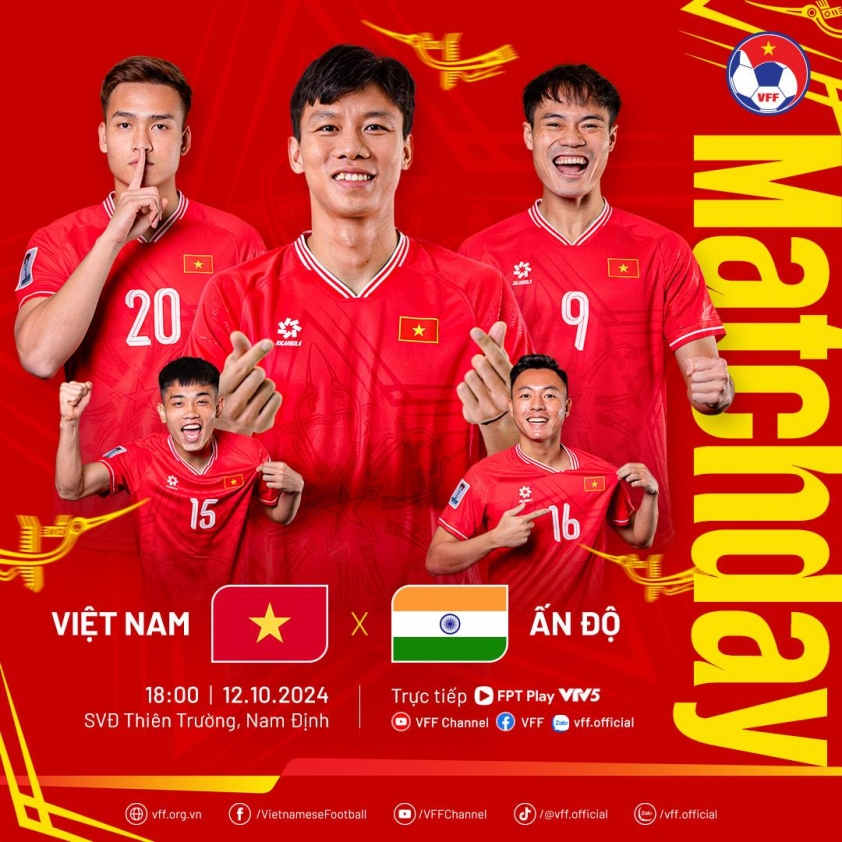 Trực tiếp Việt Nam vs Ấn Độ, 18h00 hôm nay 12/10 541199