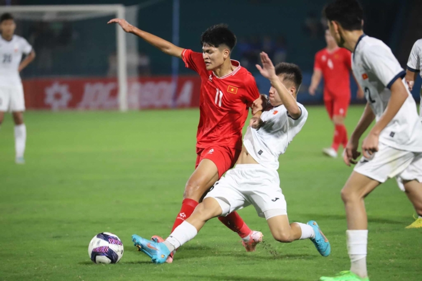 U17 Việt Nam cầm hòa U17 Kyrgyzstan Đối thủ hài lòng với 1 điểm